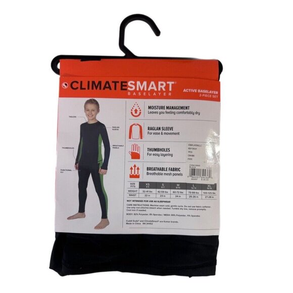 ClimateSmart Baselayer 2pc long sleeve pant set Cuddle Duds SIZE LARGE NEW! - Picture 2 of 3